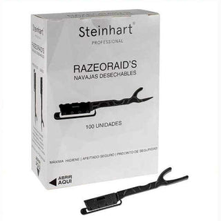 Couteaux Steinhart Razeoraid's Produits à usage unique Noir 100 Unités (100 uds)